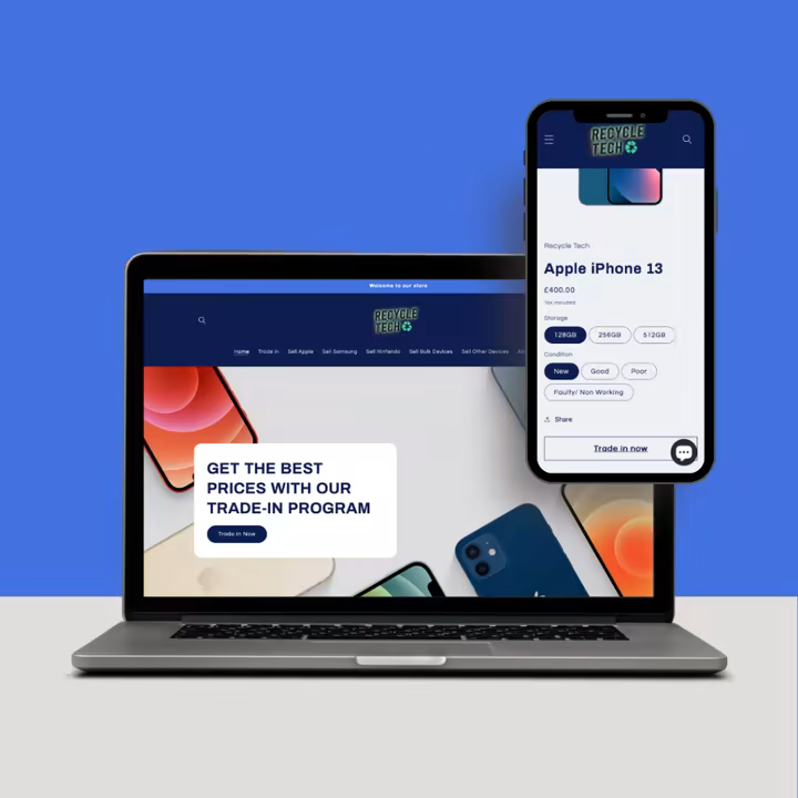 Recycle Tech homepage
